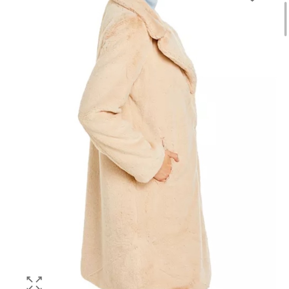 Aqua Women's Tan Teddy Jacket